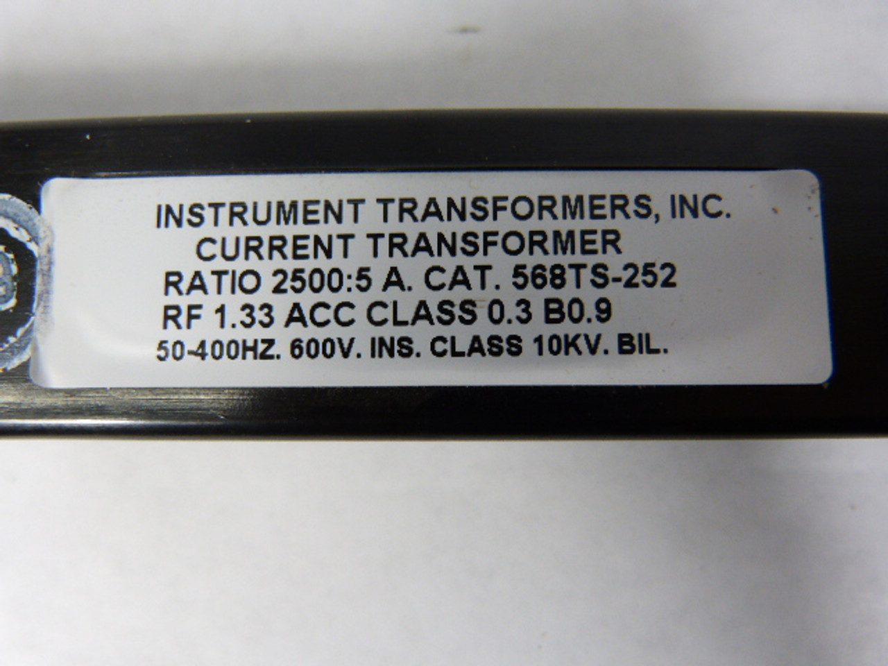 Crompton 568TS-252 Current Transformer Ratio 2500;5A 50-400Hz 600V ! NEW !