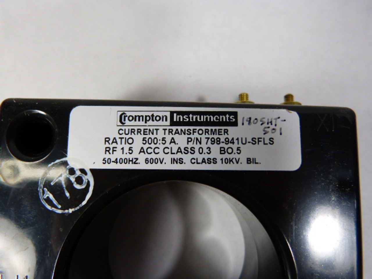 Crompton 798-941U-SFLS Moulded Case Current Transformer 500:5A 10KV ! NEW !