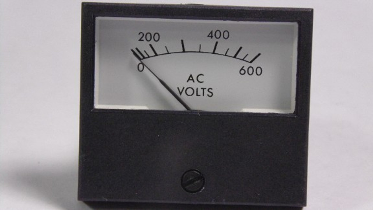 Crompton 549-78VA-PZSJ AC Voltmeter Input 150V 0-600V ! NEW !