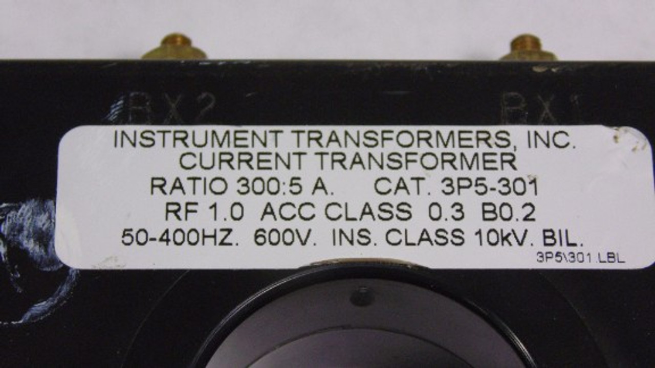 Crompton 6RL-401 Current Transformer Ratio 400:5A 150VA 50-400Hz 600V ! NOP !