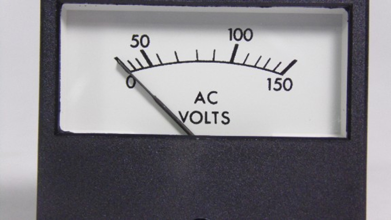 Crompton 549-78VA-PZPZ AC Voltmeter Input 150V 0-150V ! NEW !