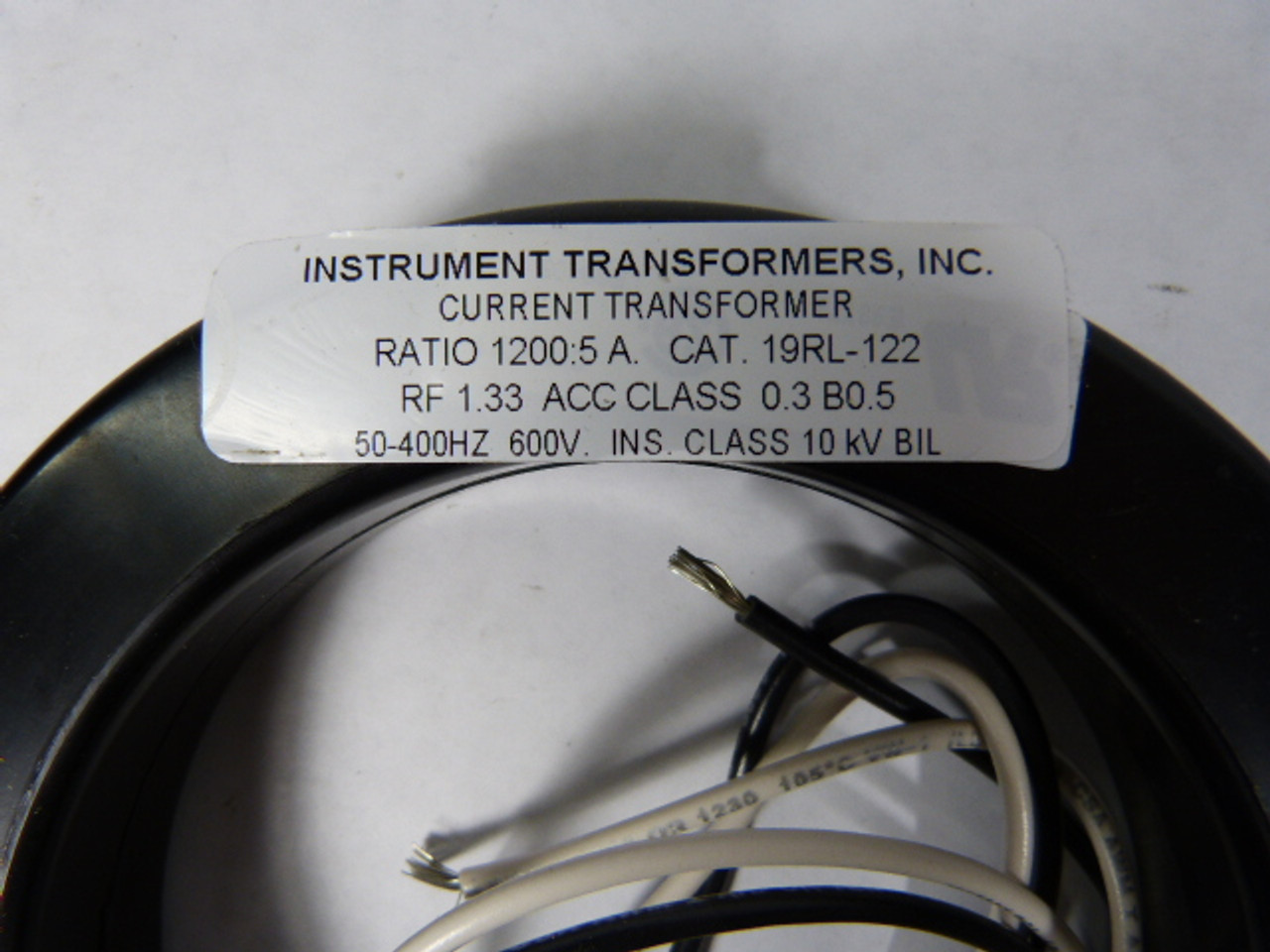 Crompton 19RL-122 Current Transformer Ratio 1200:5A 50-400Hz 600V ! NEW !