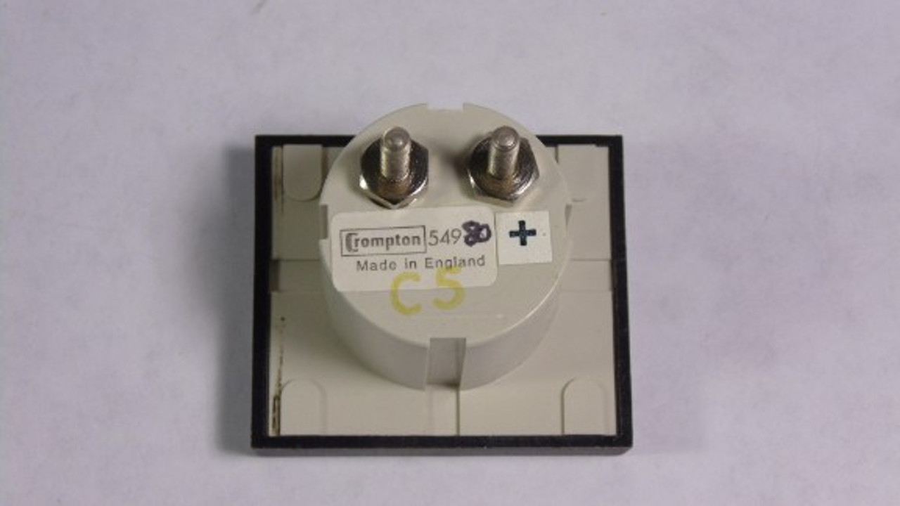 Crompton 549-80AA-EM DC Ammeter 0-100% 500uA DC ! NEW !