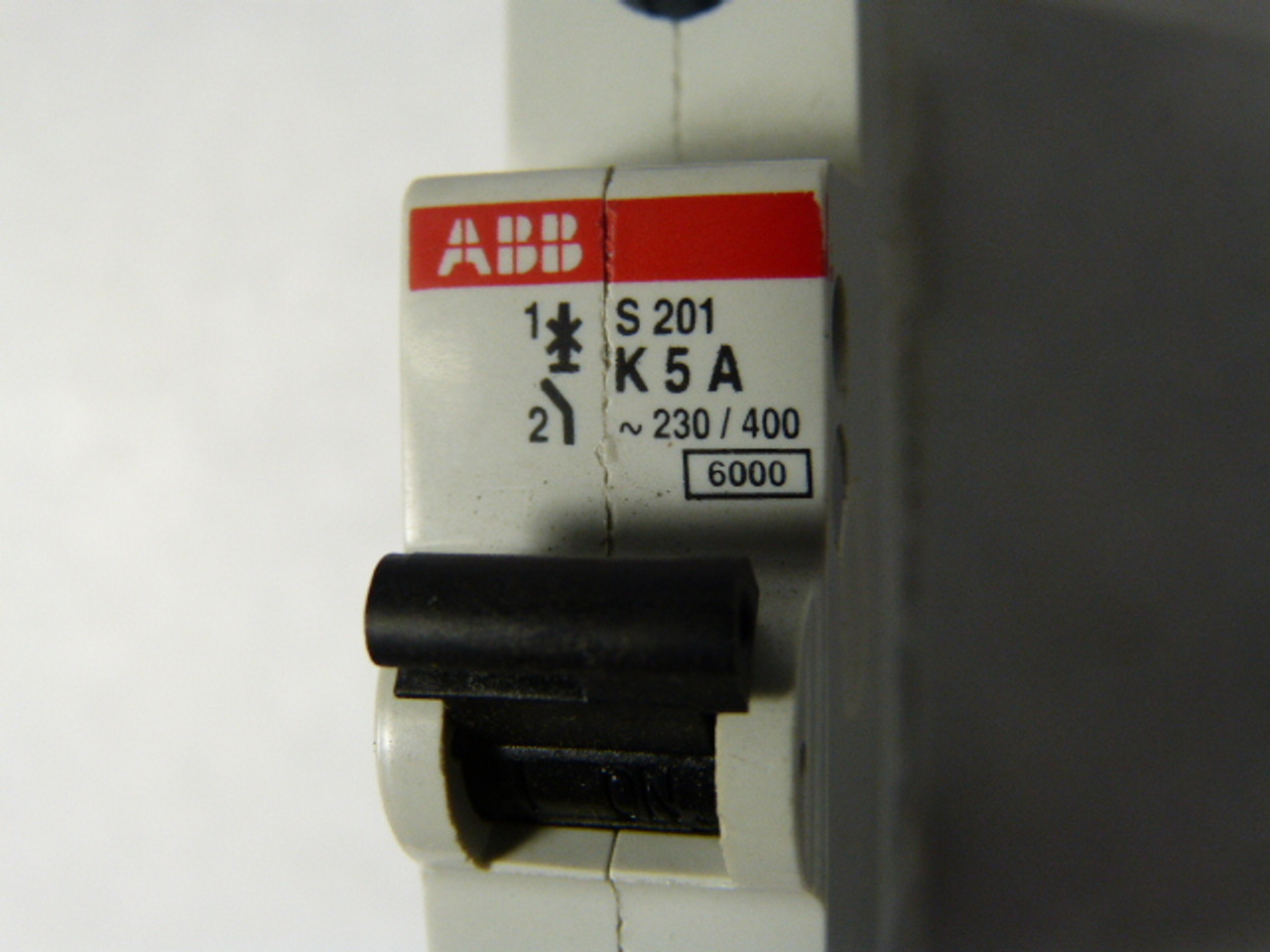 ABB S201-K5A Circuit Breaker 5Amp 1Pole 230/477V USED