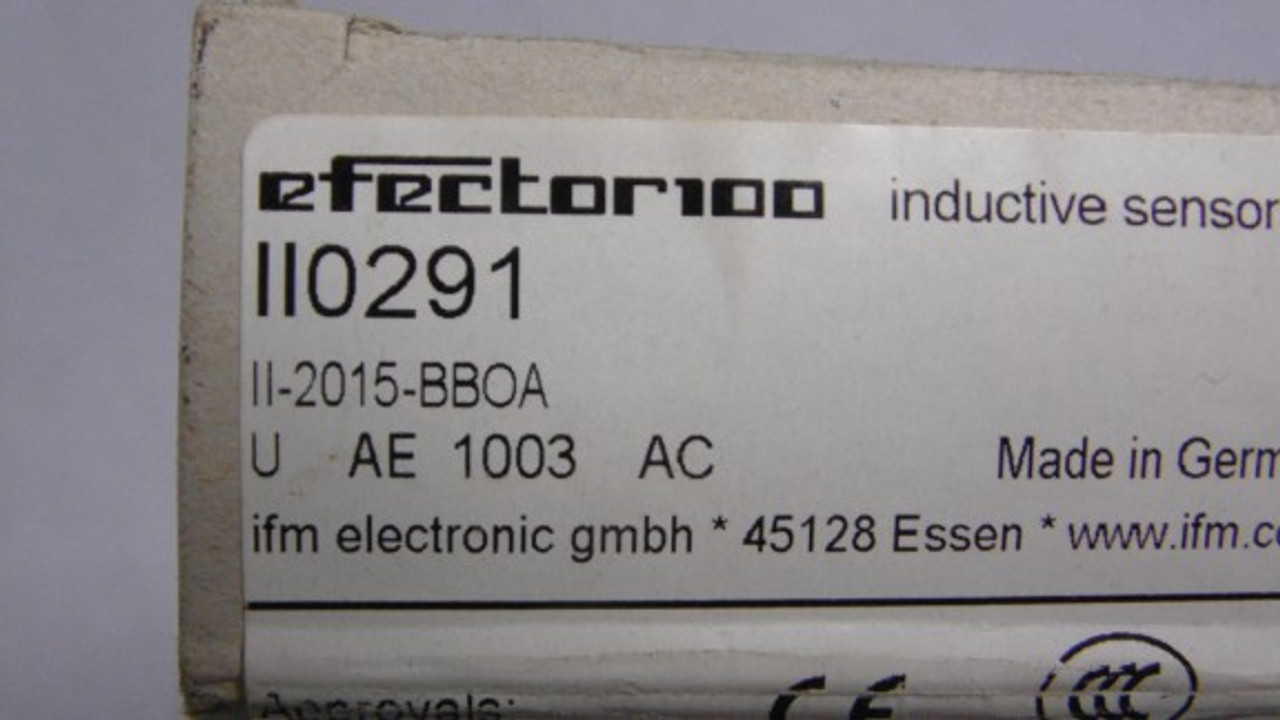 Efector II0291 II-2015-BB0A Inductive Sensor NEW