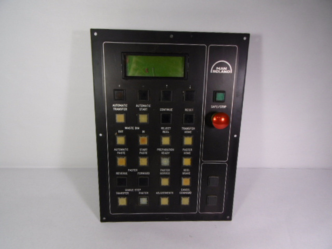 EAE/Man Roland FPR2-OP Assembly Pushbutton Operator Panel ! AS IS !