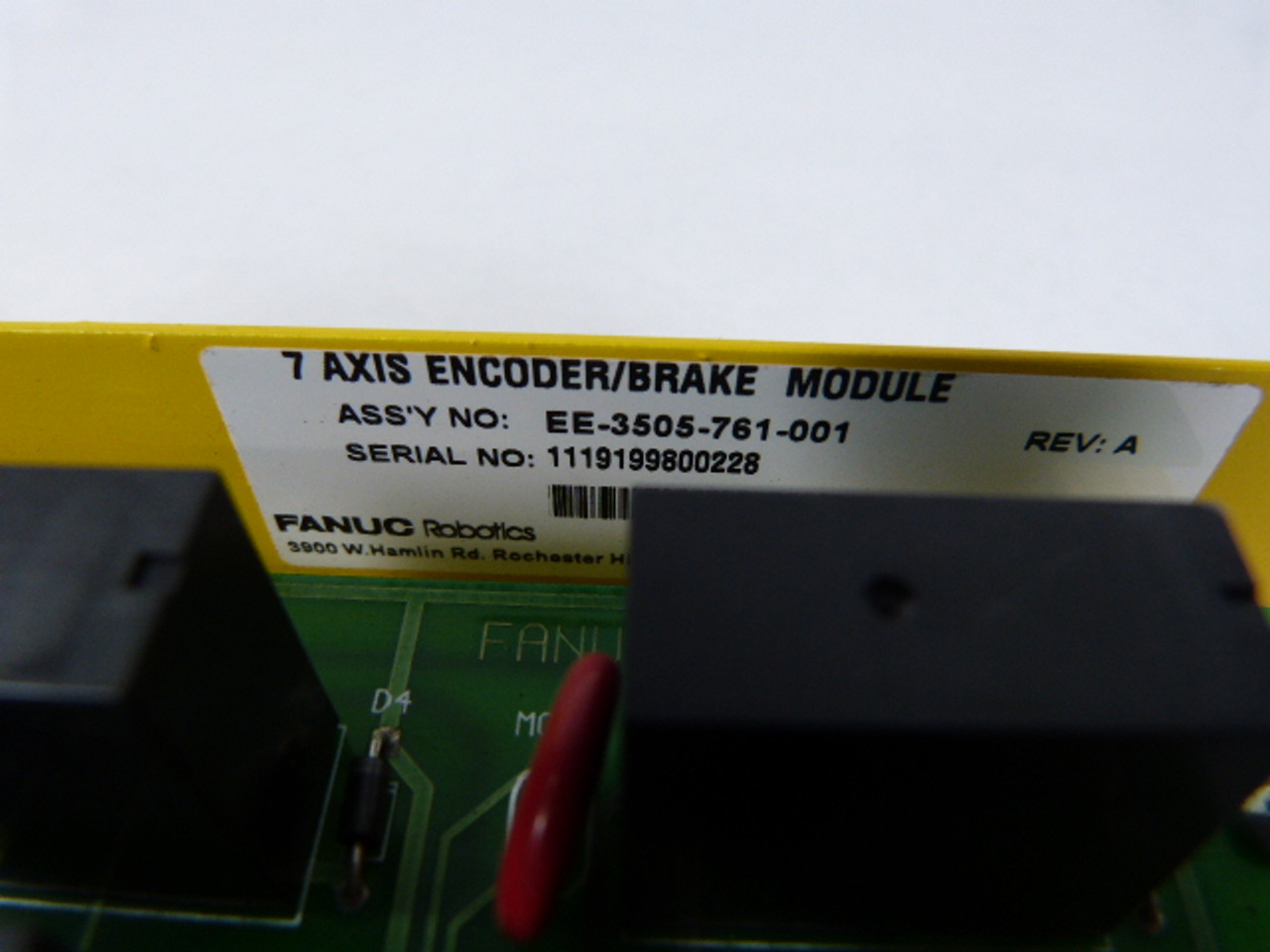 Fanuc EE-3505-761-001 Axis Encoder/Brake Module USED