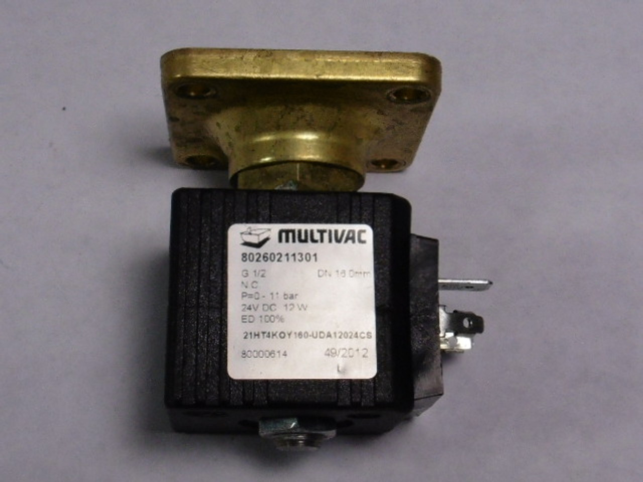 Multivac 21HT4KOY160-UDA12024CS Solenoid Valve USED