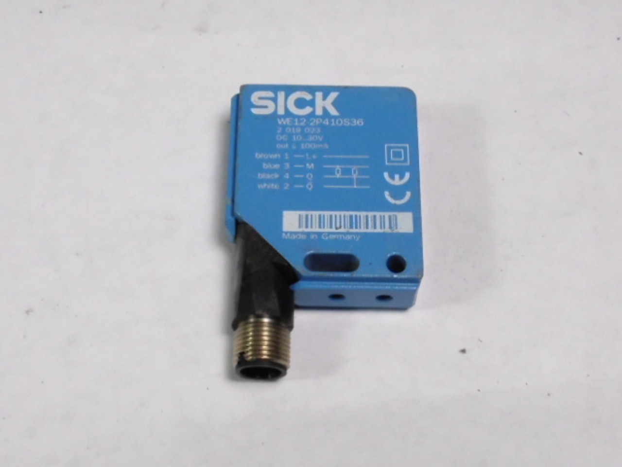 Sick WE12-2P410S36 Photoelectric Sensor 10-30VDC 100mA USED