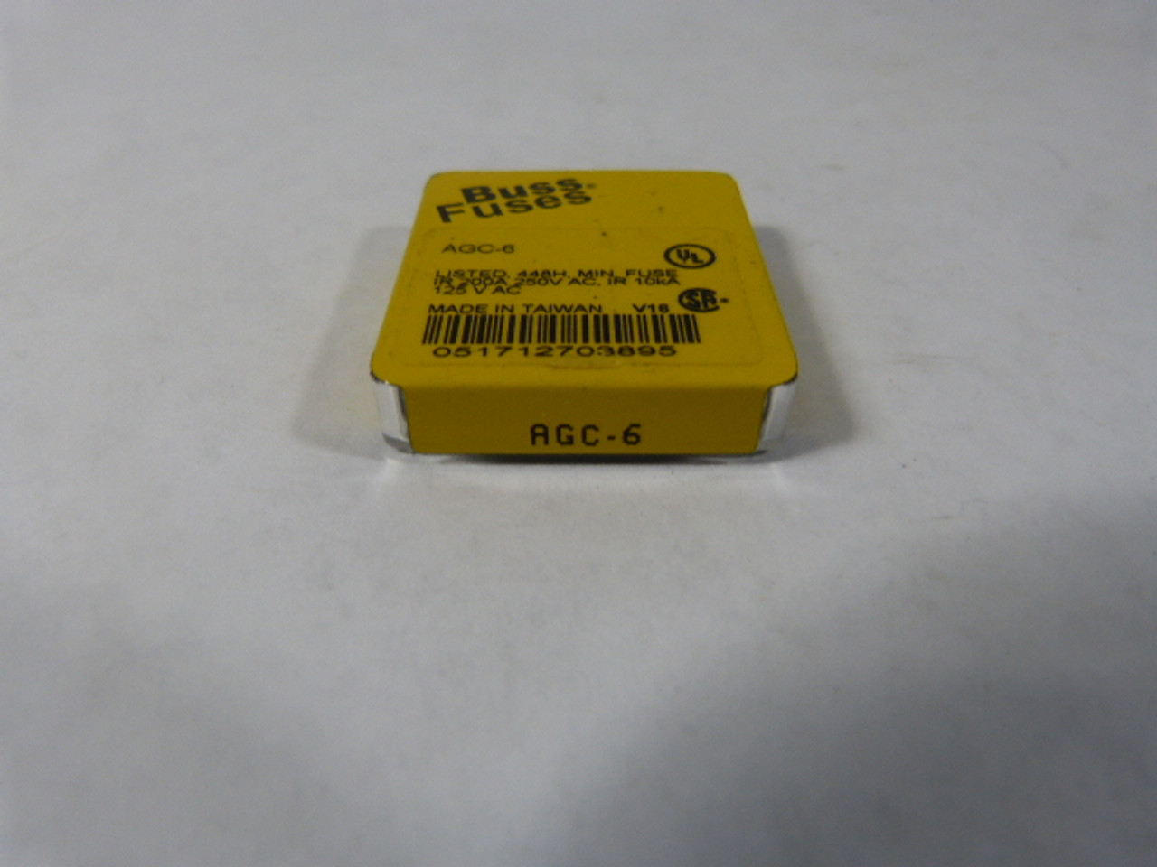 Bussmann AGC-6 Fast Acting Fuse 6A 250V 5-Pack ! NEW !