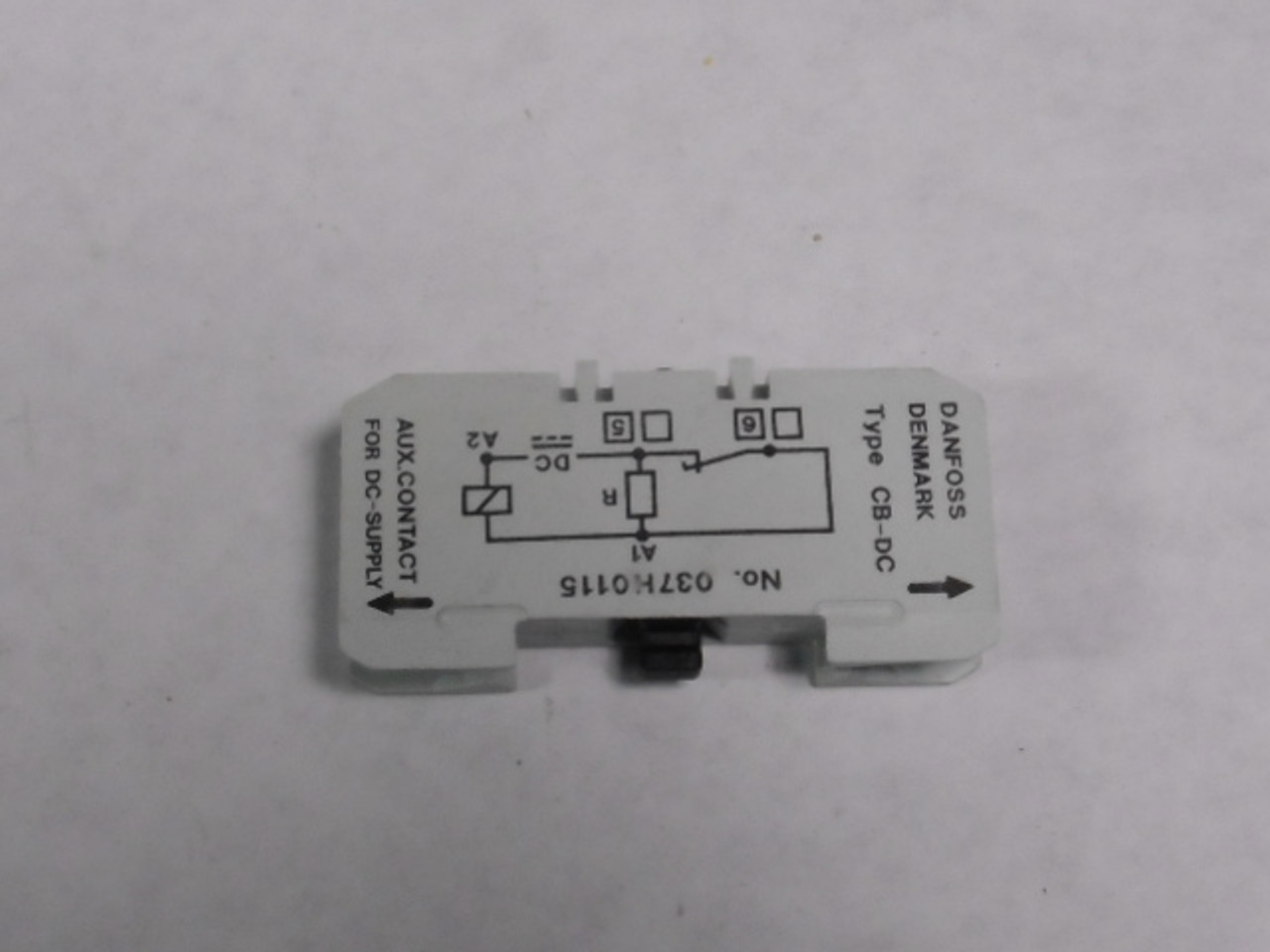 Danfoss 037H0115 Auxiliary Contact Type CB-DC USED