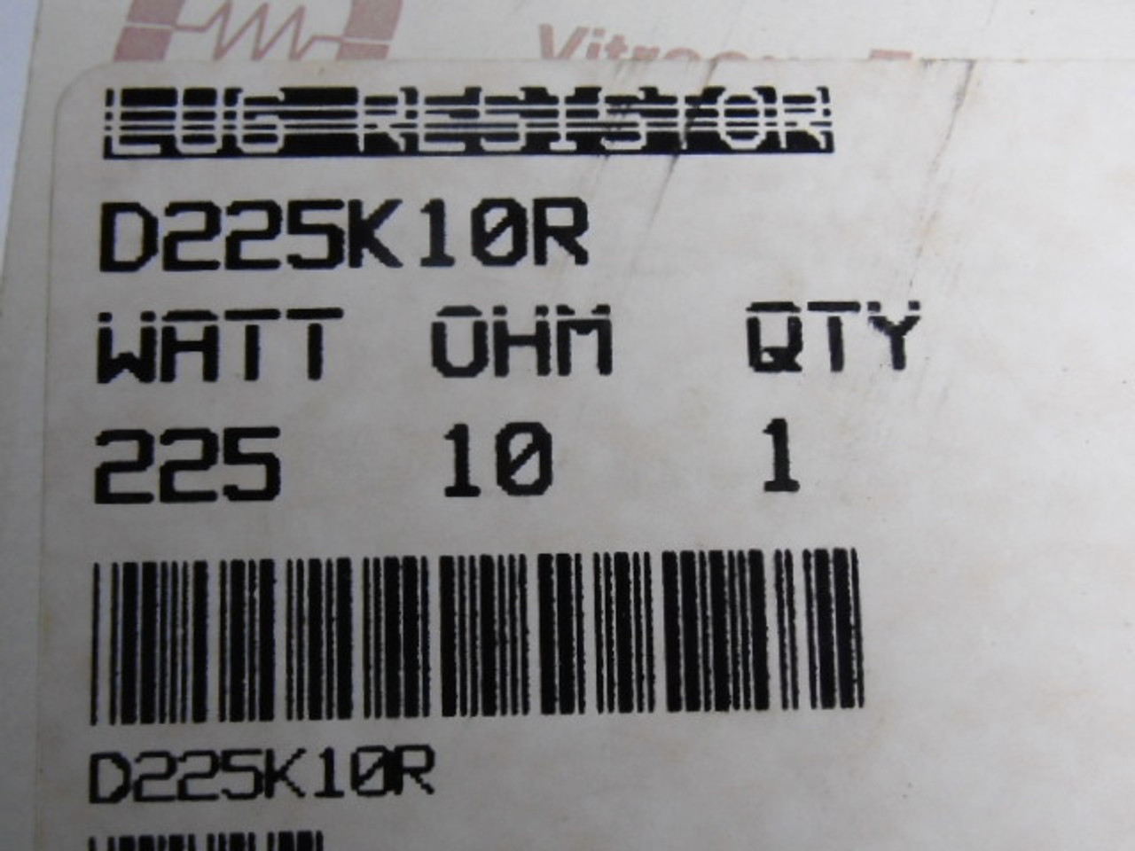 Ohmite D225K10R Lug Resister 225W 10 Ohm ! NEW !