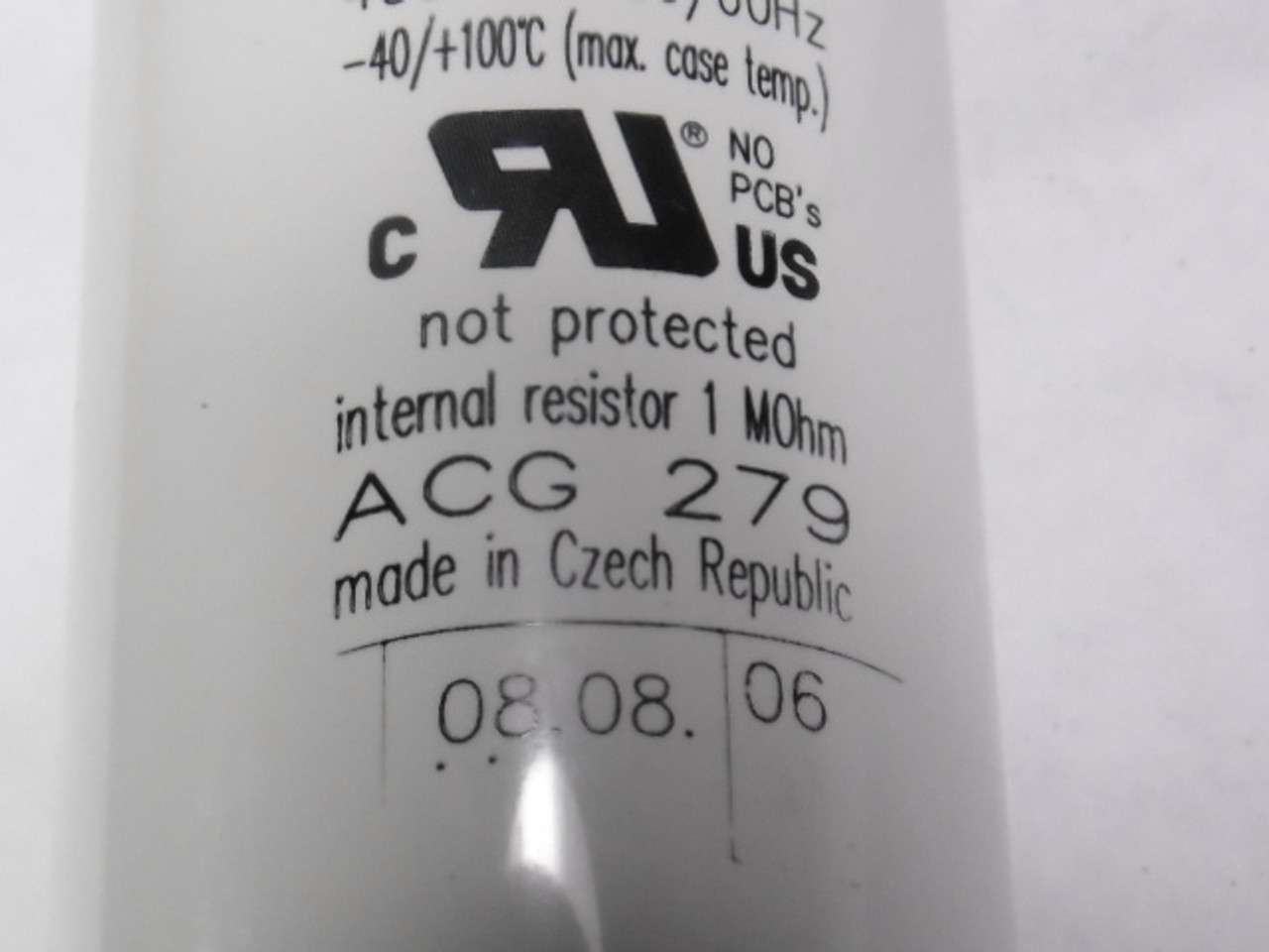 Venture Lighting ACG279 Capacitor 10UF ? 3% 400V AC 50/60Hz USED