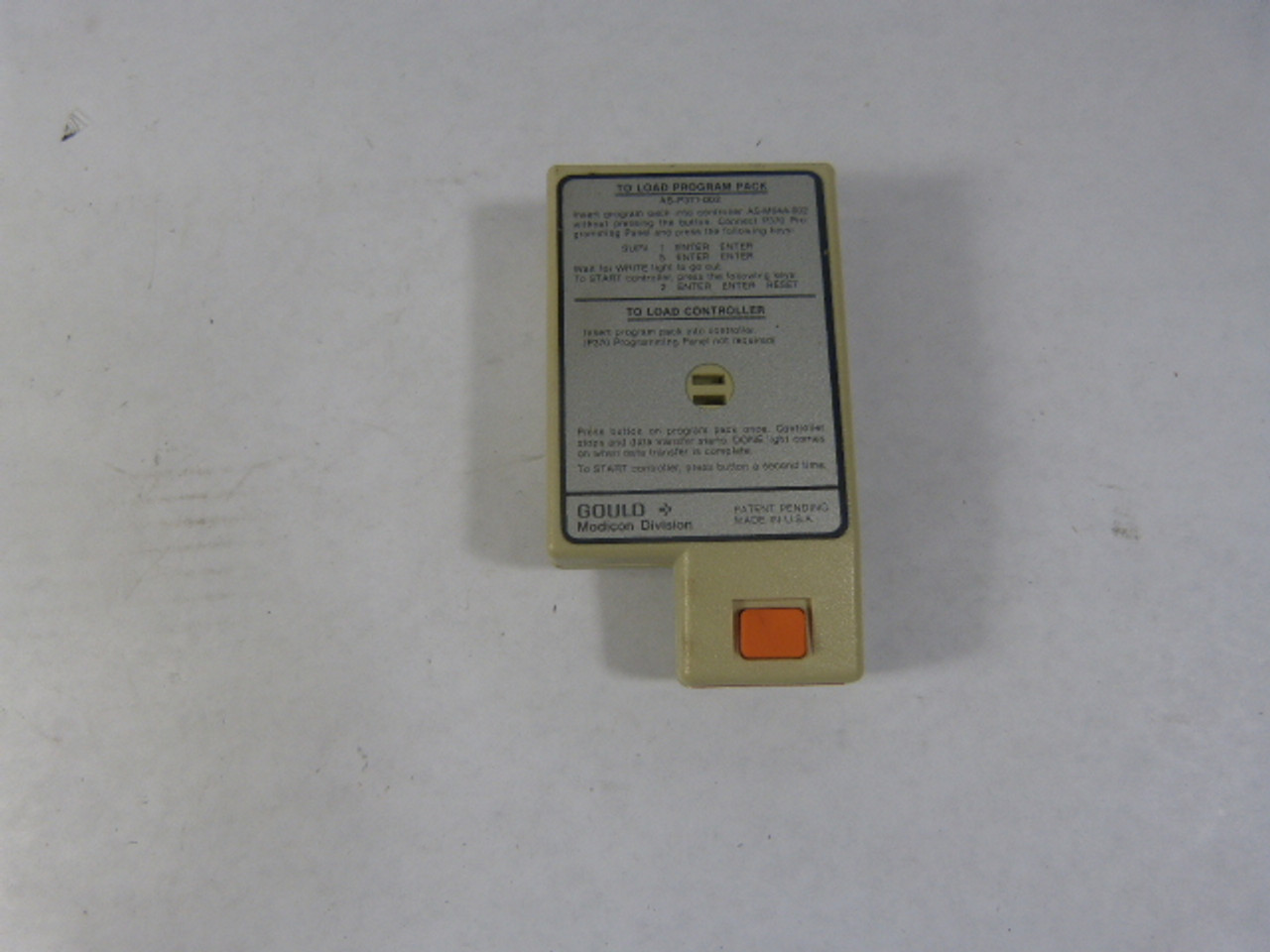 Gould AS-P371-002 Memory Module CPU Program USED