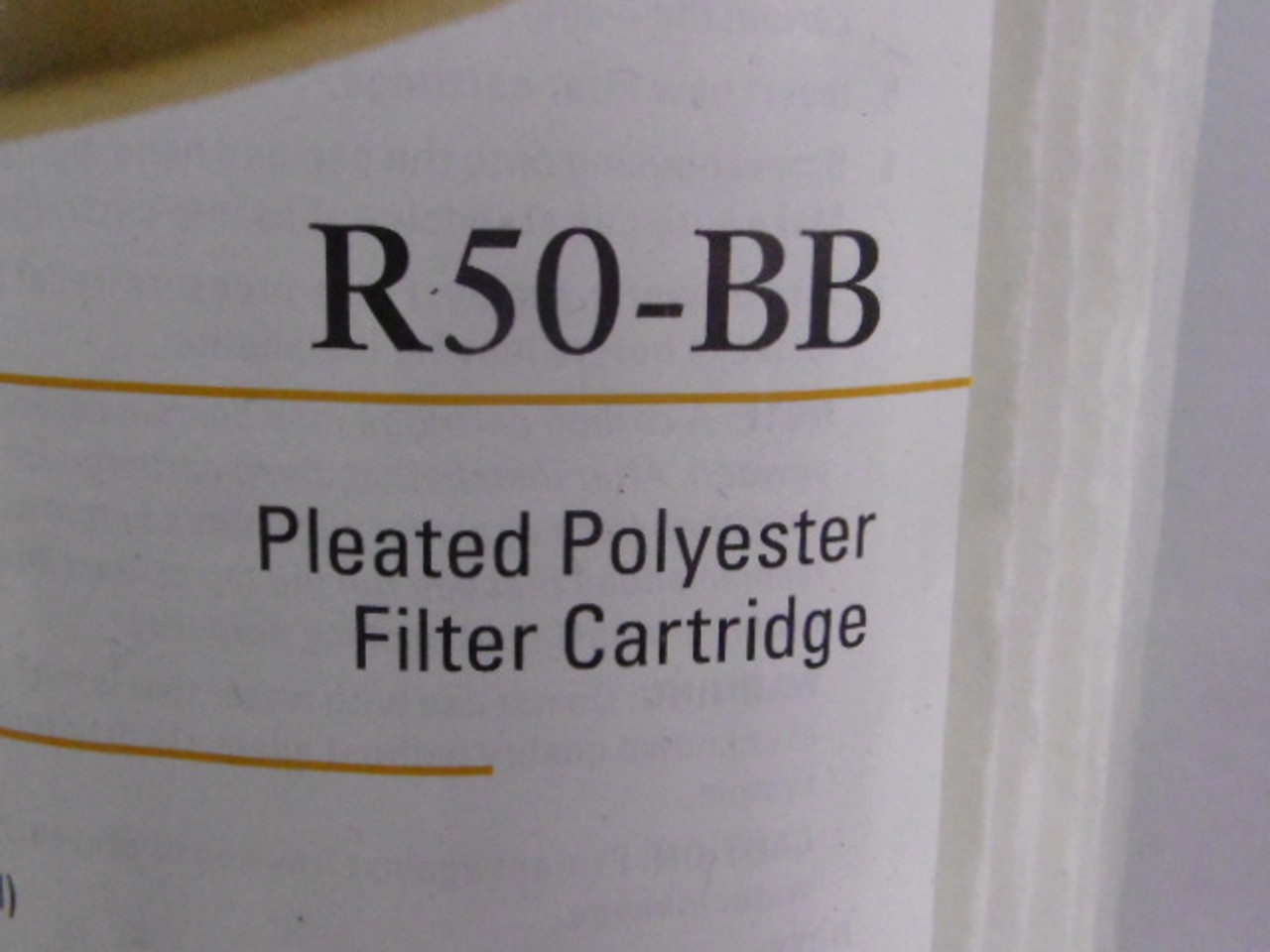 Pentek R50-BB Pleated Polyester Filter Cartridge 50 Micron ! NEW !