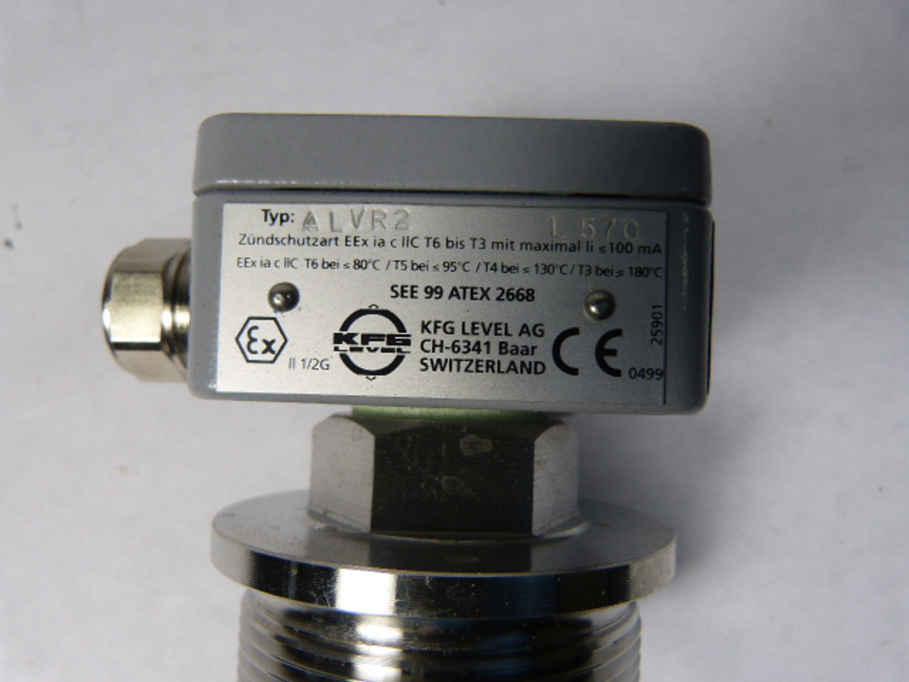KFG ALVR2-V00-L570-BV-EX Level Switch With Float ! NOP !