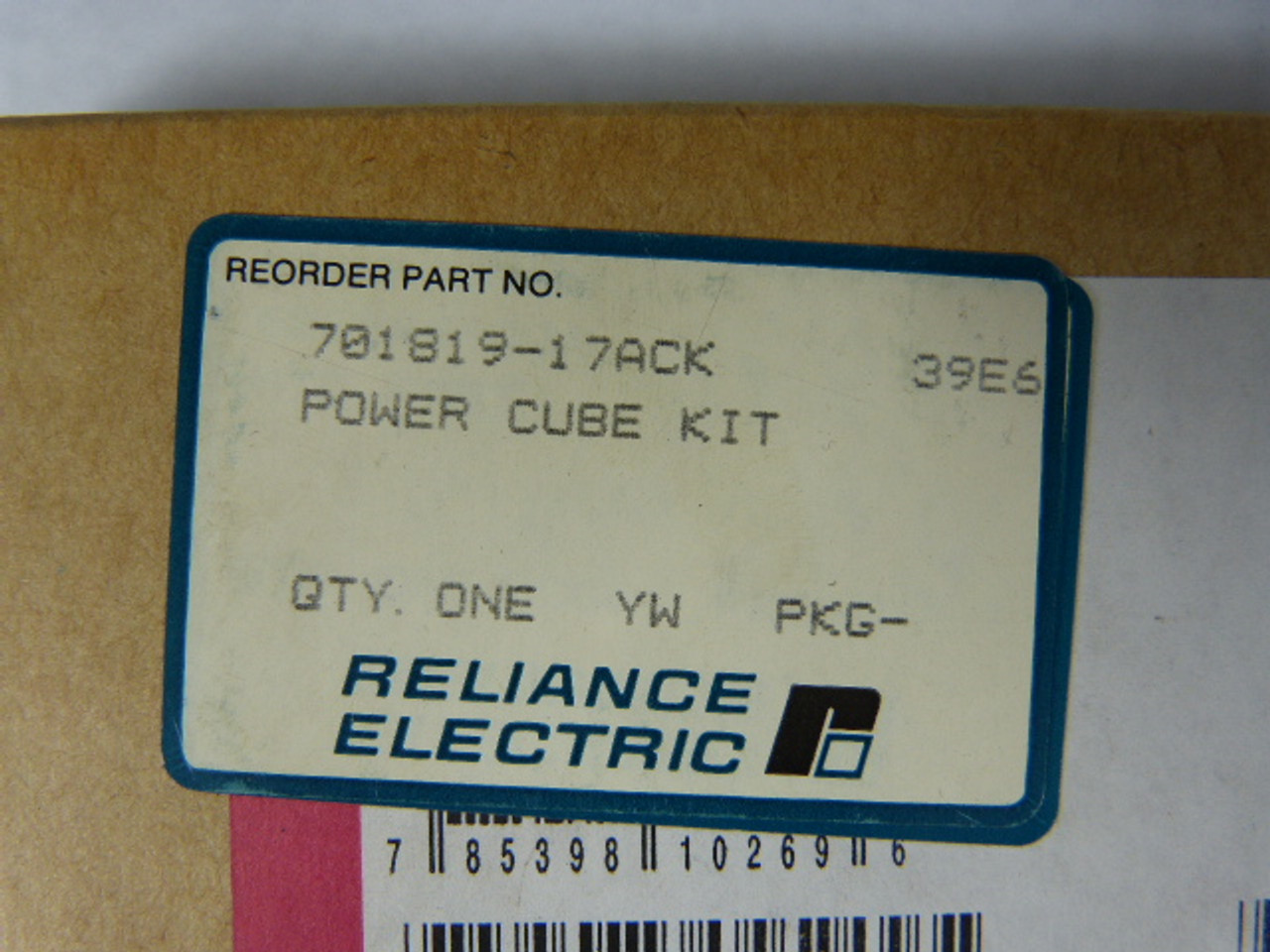 Reliance 701819-17ACK Power Cube Rectifier Kit ! NEW !