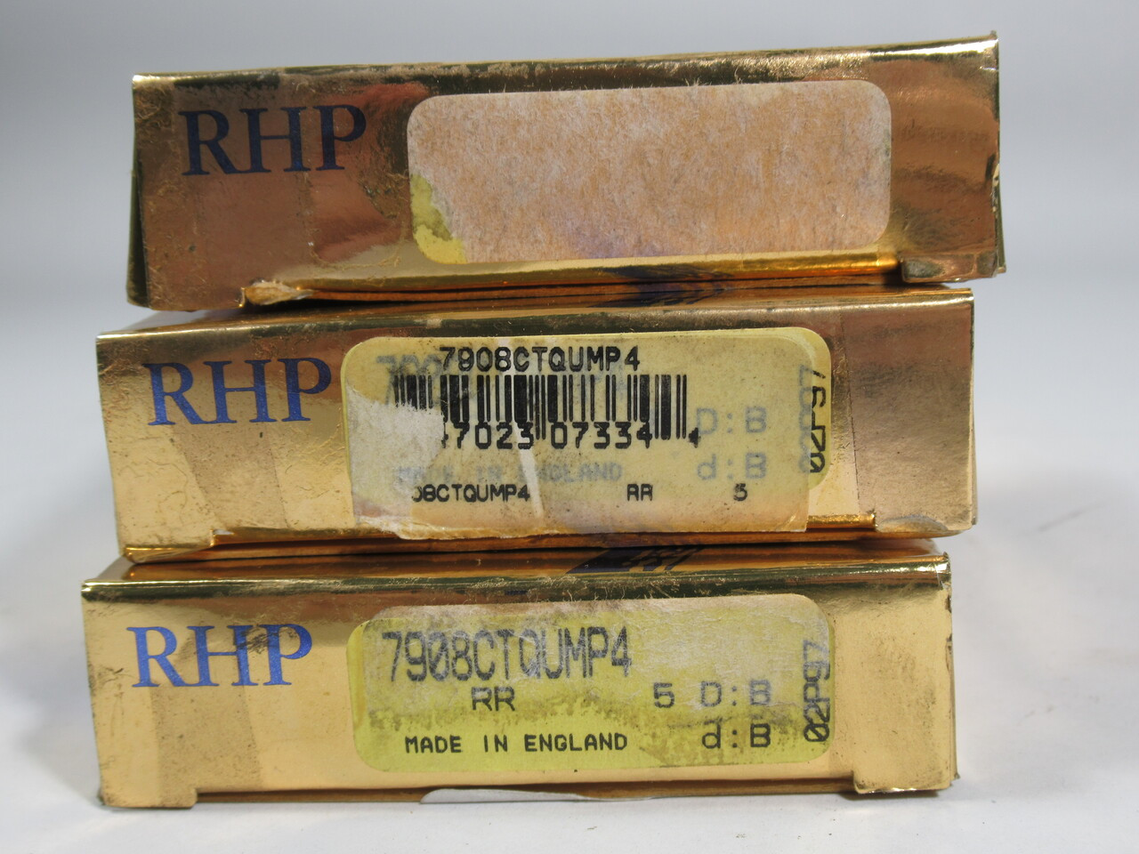 RHP 7908CT3UMP4 Super Precision Angular Contact Bearing Set 40x62x36mm NOP