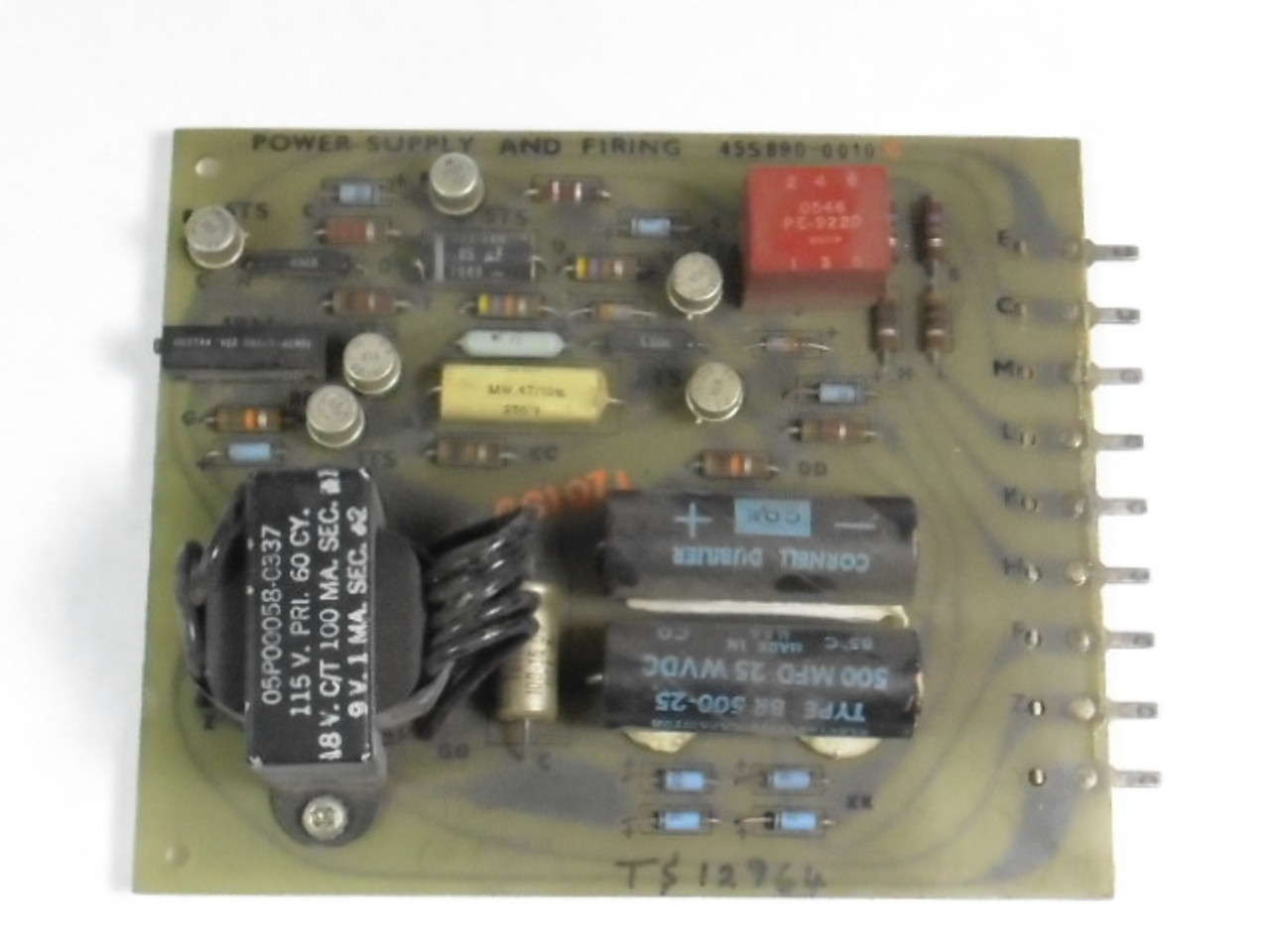 Fincor 45S890-0010 Power Supply And Firing PC Board USED