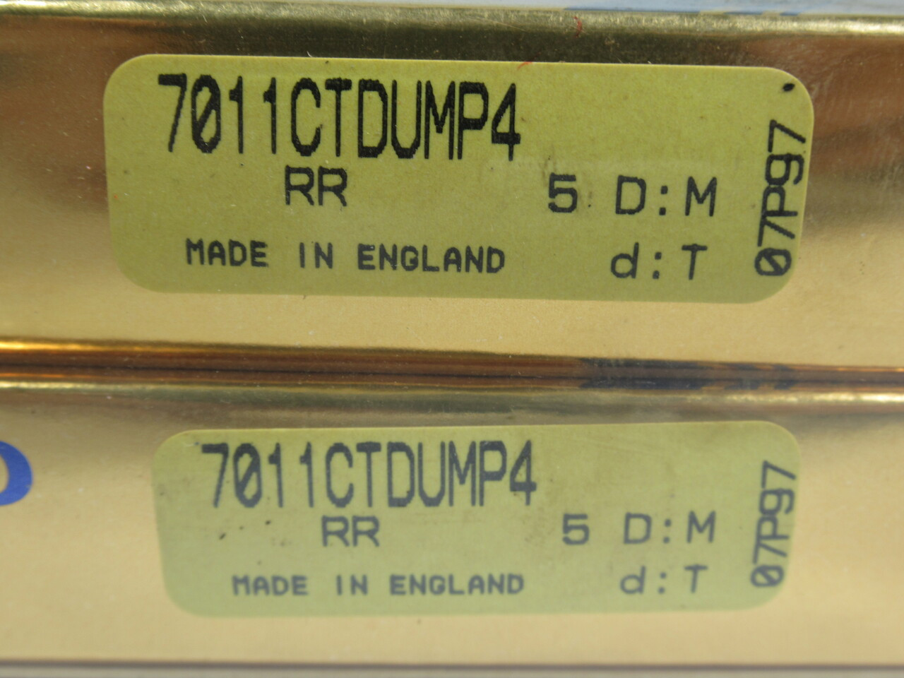 RHP 7011CTDUMP4 Super Precision Angular Contact Bearing Set 55x90x36mm NEW