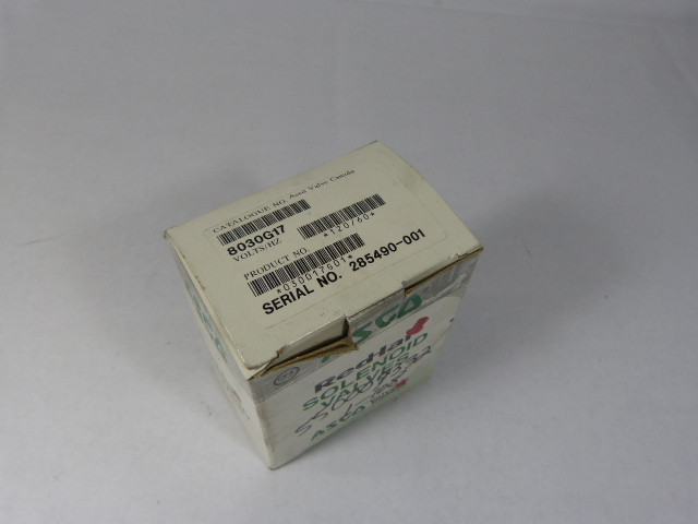 Asco 8030-G17-120 Solenoid Valve 120V Coil ! NEW !