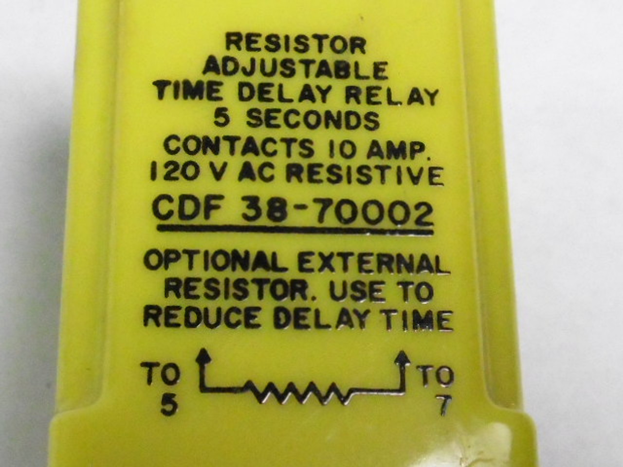 Potter & Brumfield CDF-38-70002 Time Delay Relay 115V AC USED