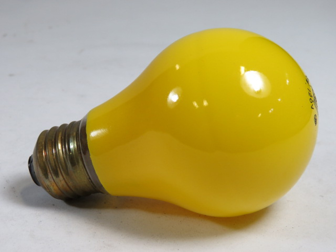 General Electric 25A/Y/PM/2 Yellow Incandescent Bulb 25W Lot of 20 ! NEW !