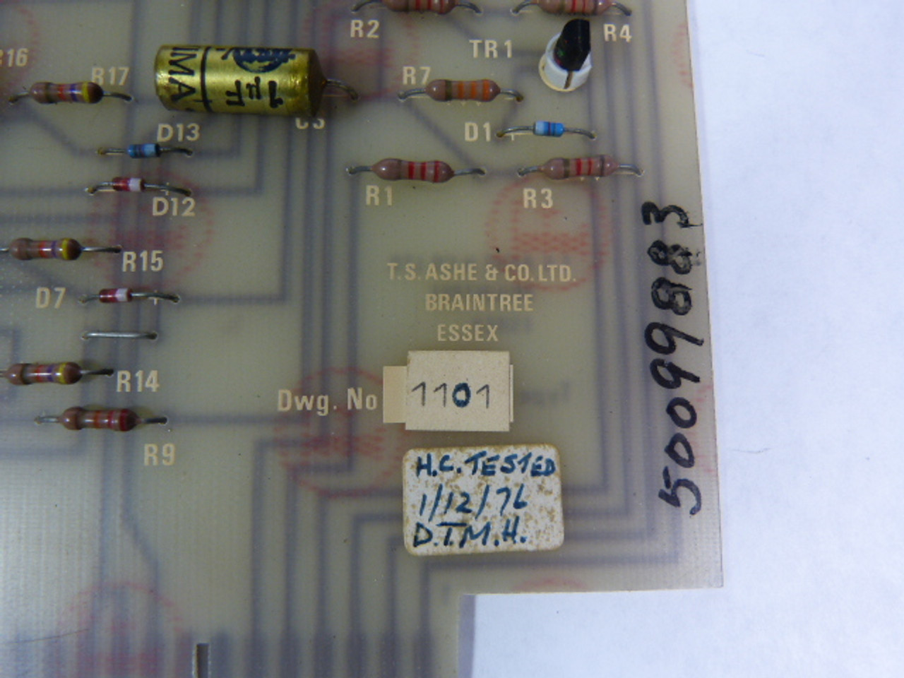 T.S. Ashe 5178-23 PC Board USED