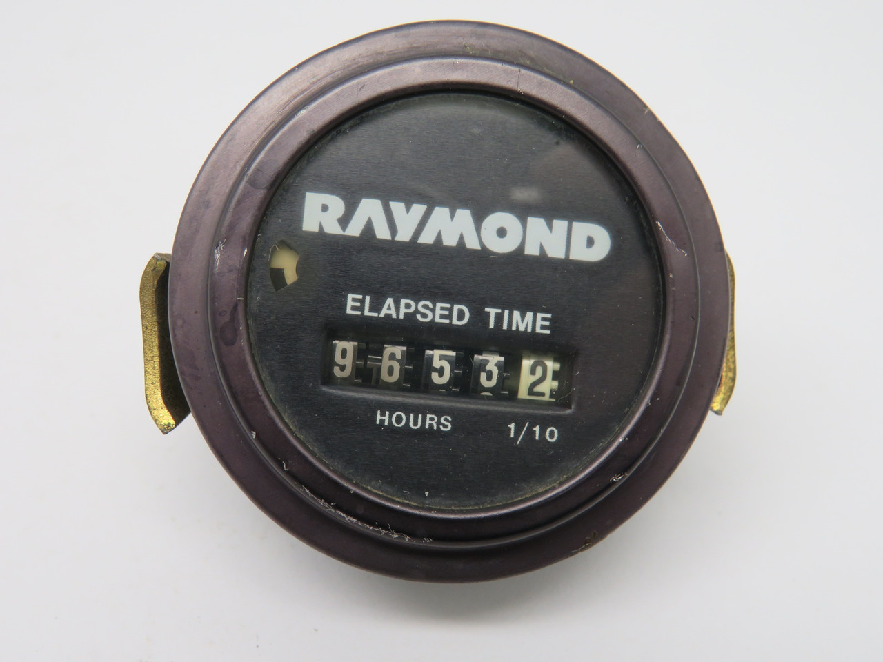 Raymond 870-218 Timer Gauge Elapsed Time Hours And 1/10 USED