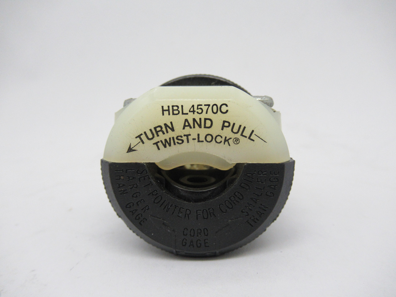 HUBBELL HBL4570C 15A 250V TwistLock Plug USED