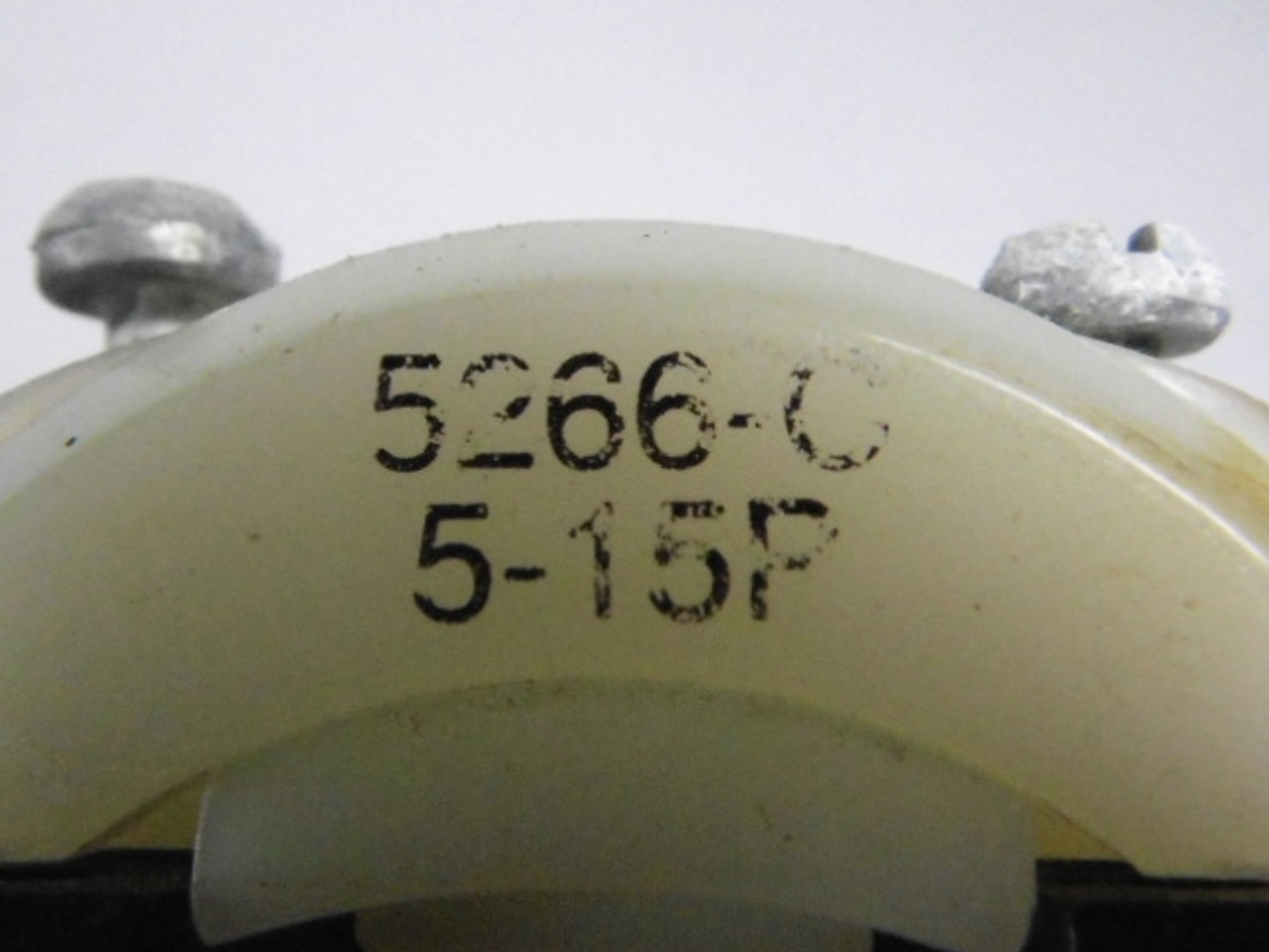 Leviton 5266-C Plug Connector 15A 125V 3W 2P USED