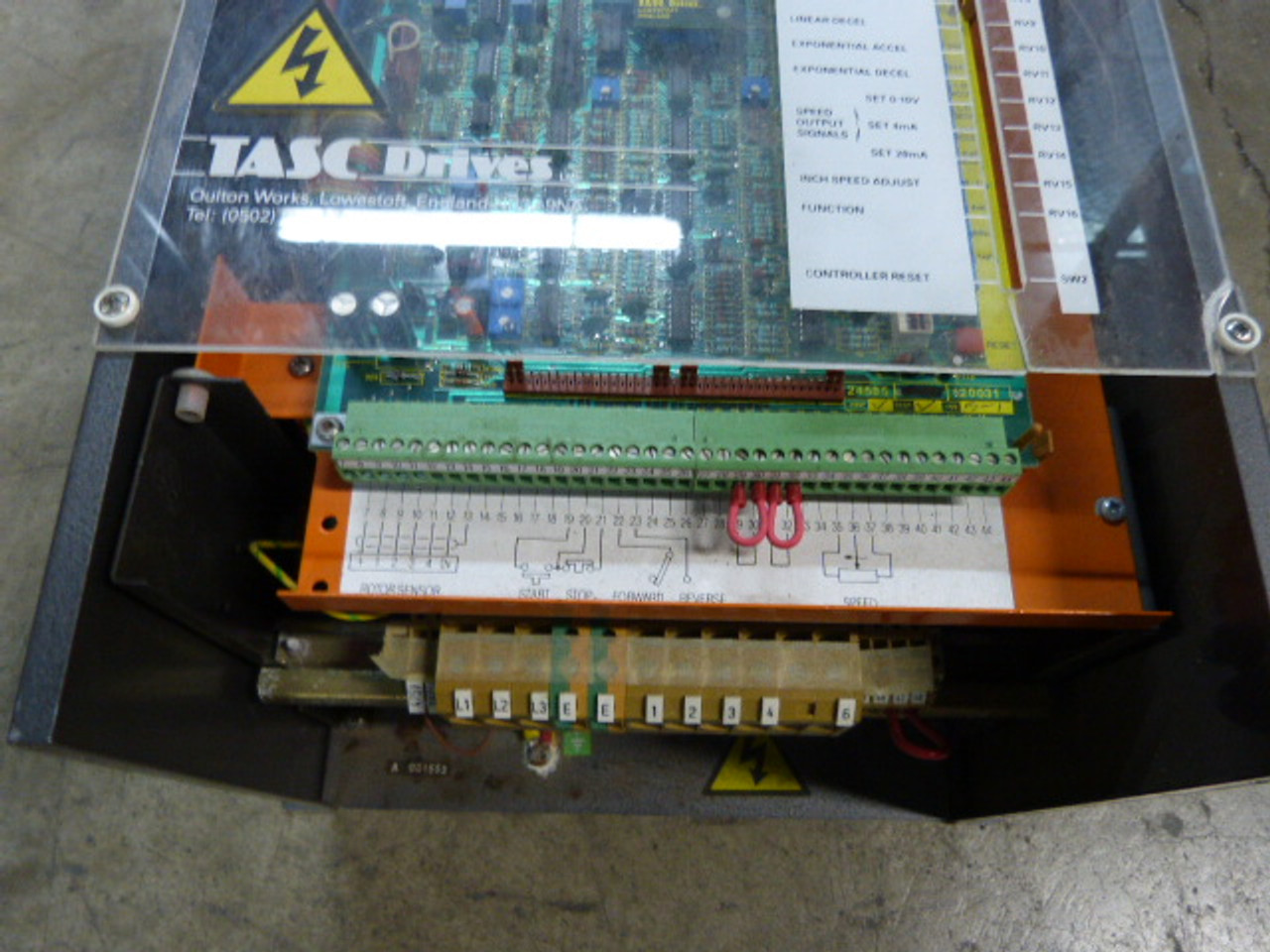 Tasc Drives A01553-M7 AC Oulton Controller 15 KW 50/60 HZ ! AS IS !