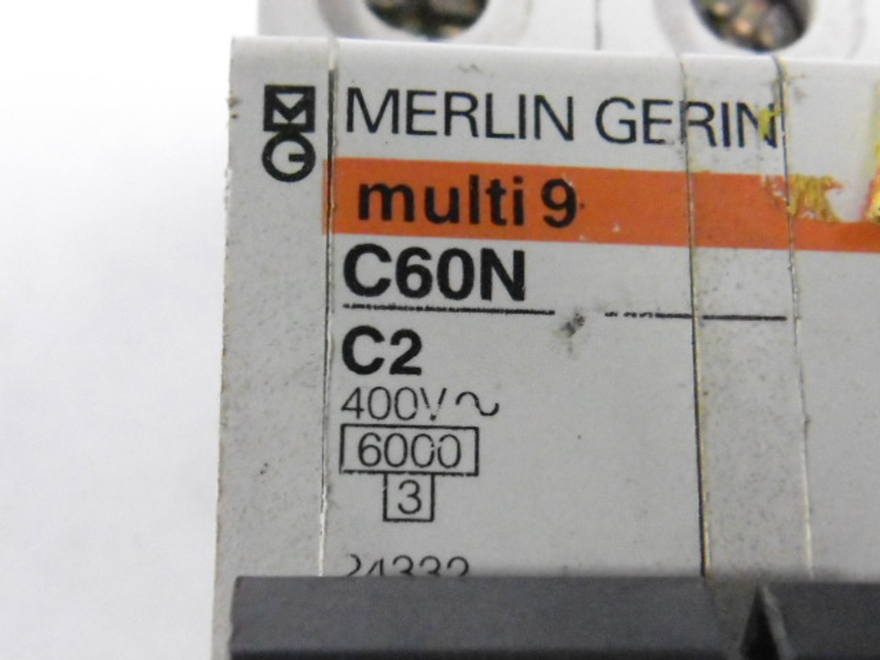 Merlin Gerin C60N-C2 Circuit Breaker 2-Pole 400V USED