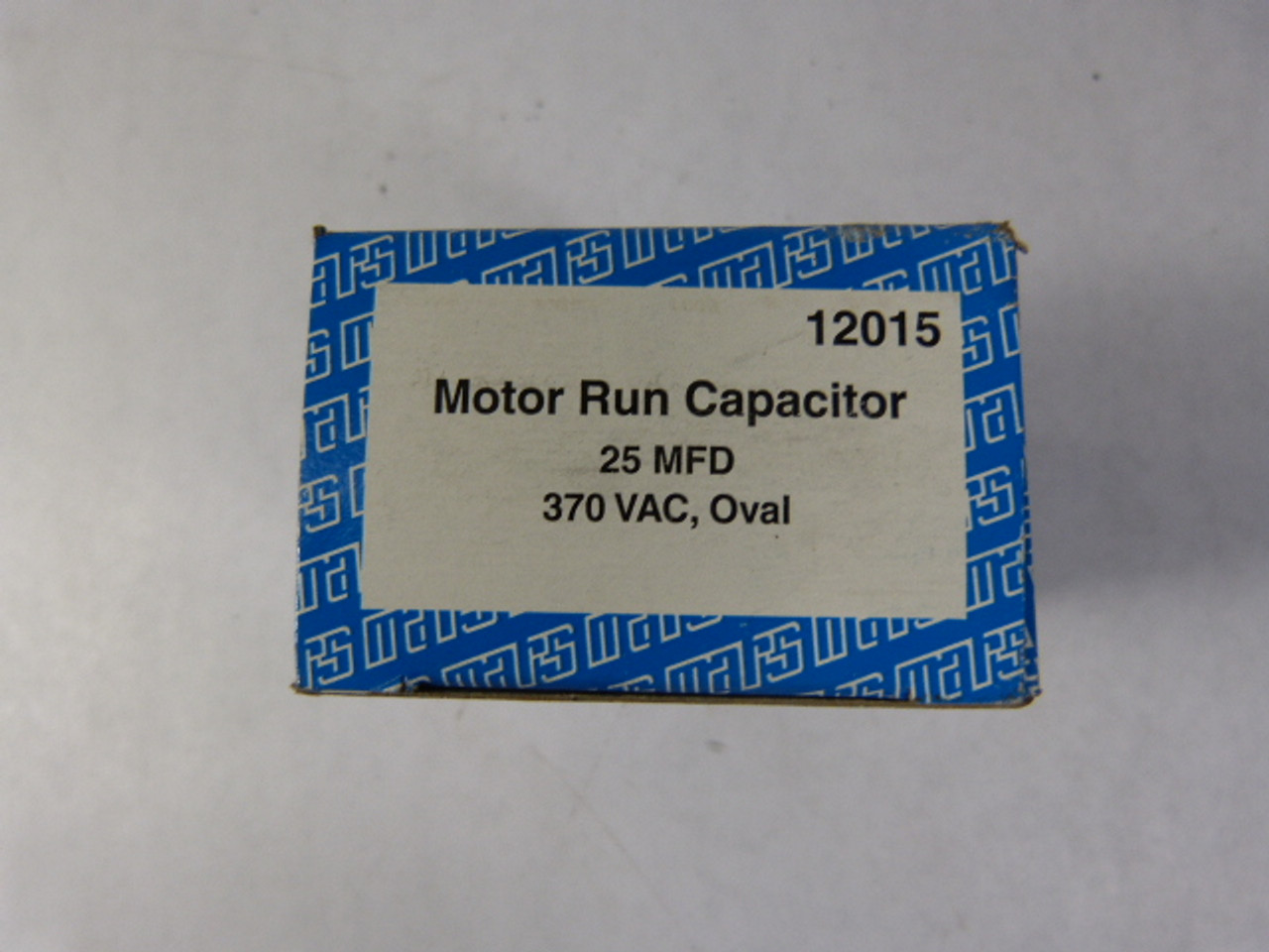 Mars 6857440-12015 Motor Run Capacitor 25 MFD 370 Vac ! NEW !