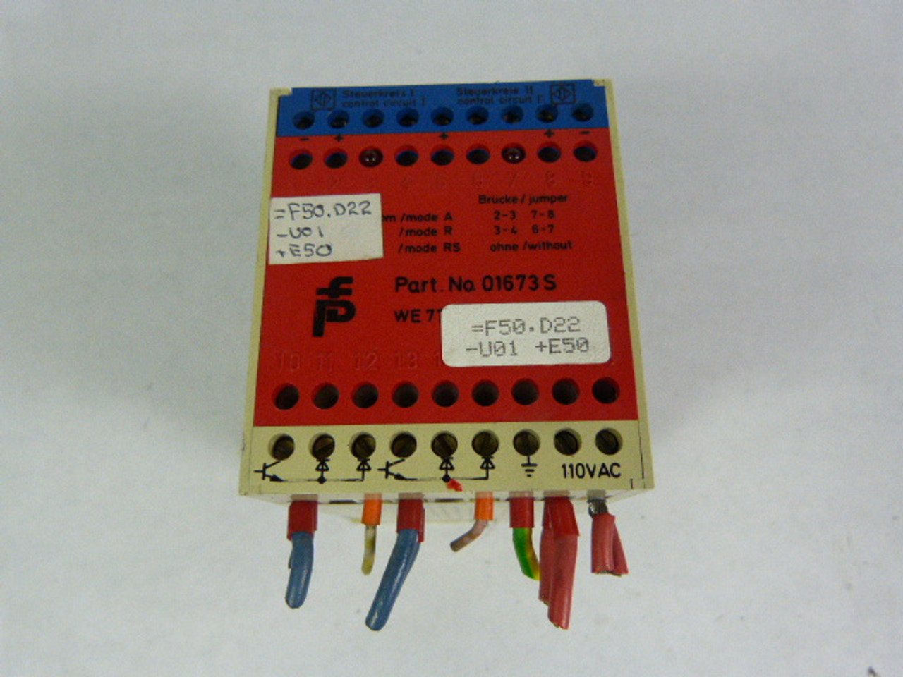 Pepperl+Fuchs WE 77/Ex2-OT Safety Relay Switch Isolator USED