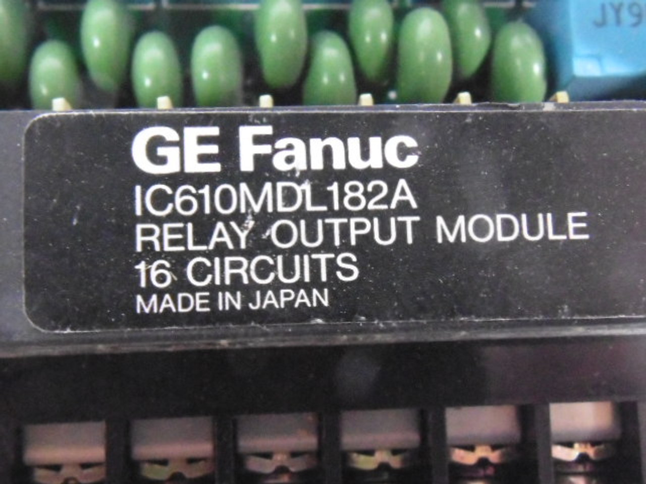 GE Fanuc IC610MDL182A Relay Output Module 16 Circuits USED