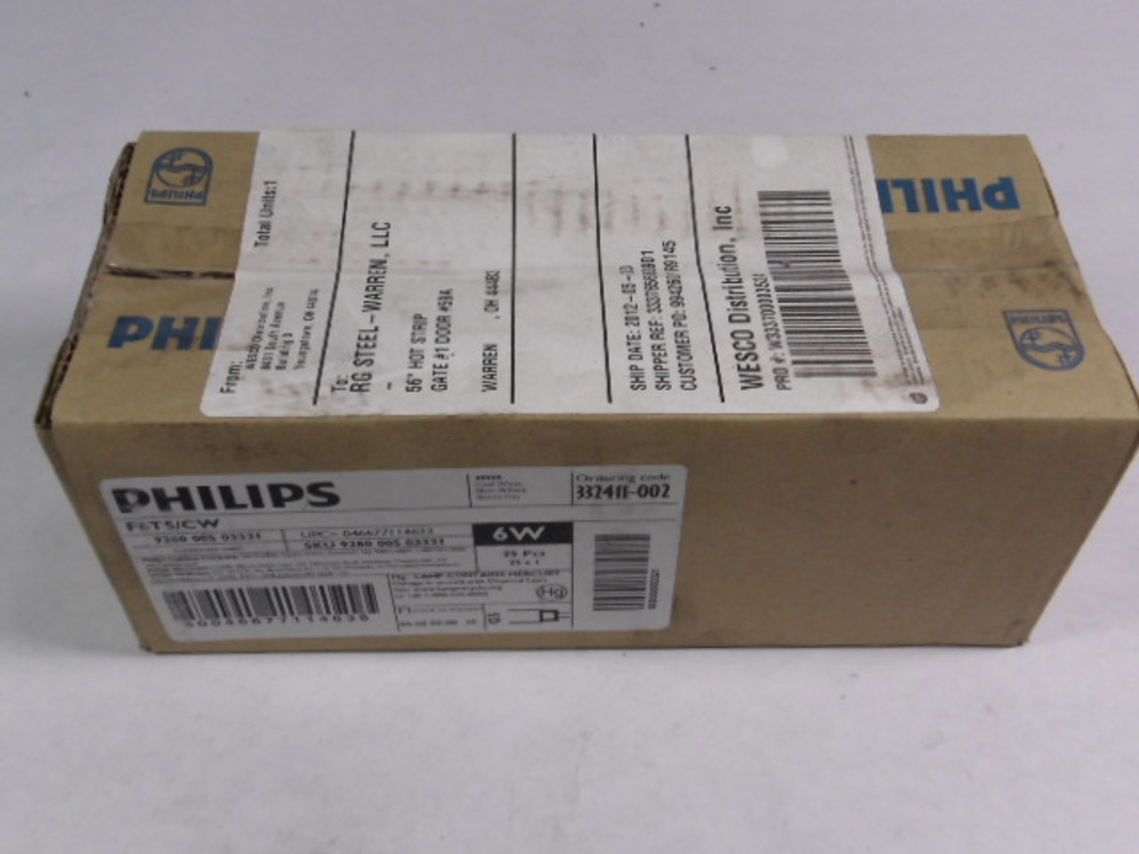 Philips F6T5/CW Fluorescent Lamp 6W 200L Pack of 25 ! NEW !