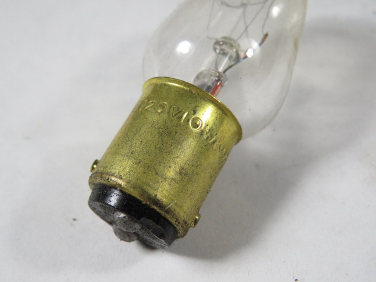 Philips C7DC Miniature Bulb BA15D Base 10W 0.083A 120V Lot of 2 ! NEW !