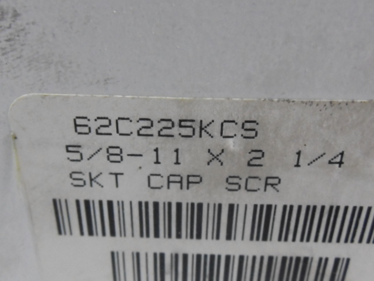 Kerr Lakeside Inc. 62C225KCS Socket Cap Screw 5/8-11x2-1/4 Pack of 25pcs ! NEW !