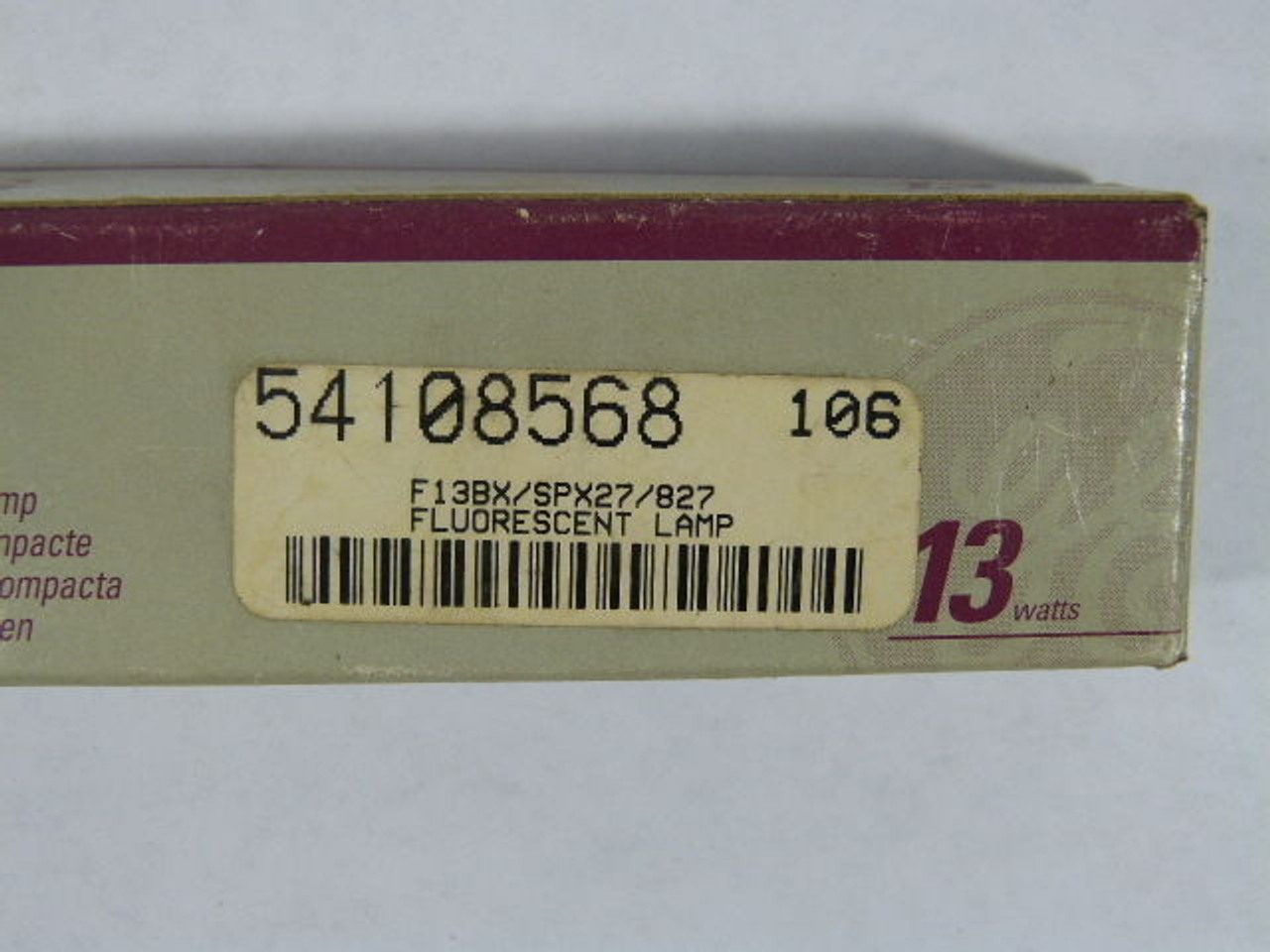 General Electric F13BX/SPX27 Fluorescent Lamp 13W Biaxial ! NEW !