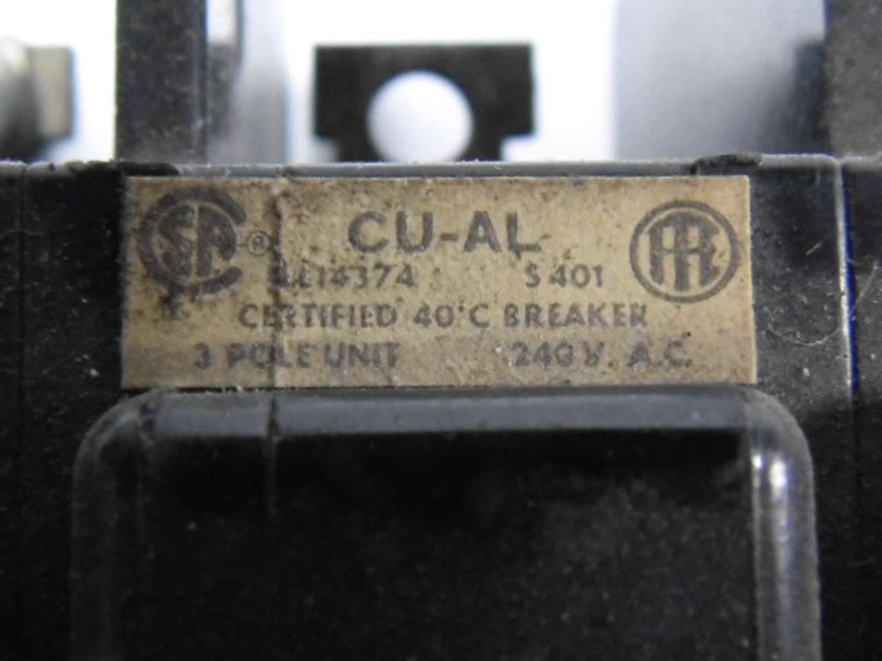 ITE P315 Circuit Breaker 3-Pole 15A 240V AC USED