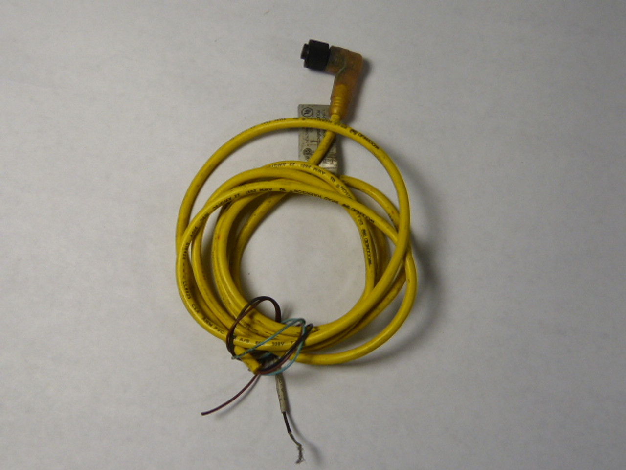 Brad Harrison 8030P1A09M020 90-Deg Female Single Ended Cord Set 3Pos USED