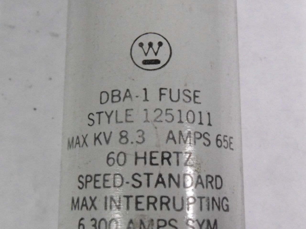 Westinghouse DBA-1/1251011 Fuse 65E A 8.3kV 60Hz *Damaged Box/Shelf Wear* NEW