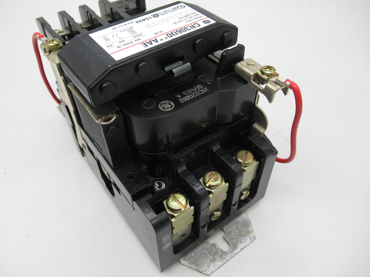 General Electric CR306D002AAE Magnetic Starter 3-Pole 115/120V 60Hz NOP