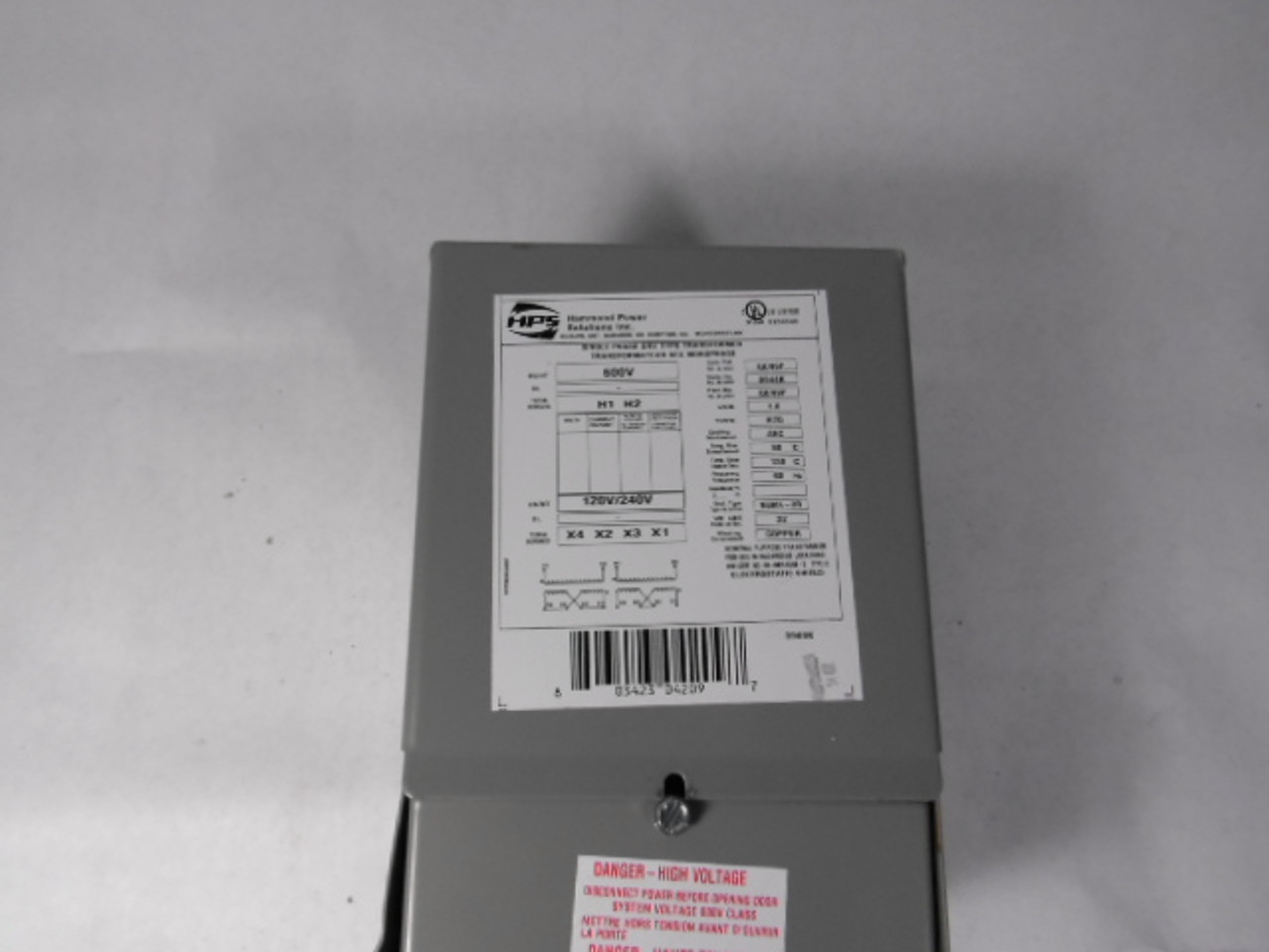 Hammond QEN9P Transformer 1 KVA 1 Phase Enclosure ! NEW !