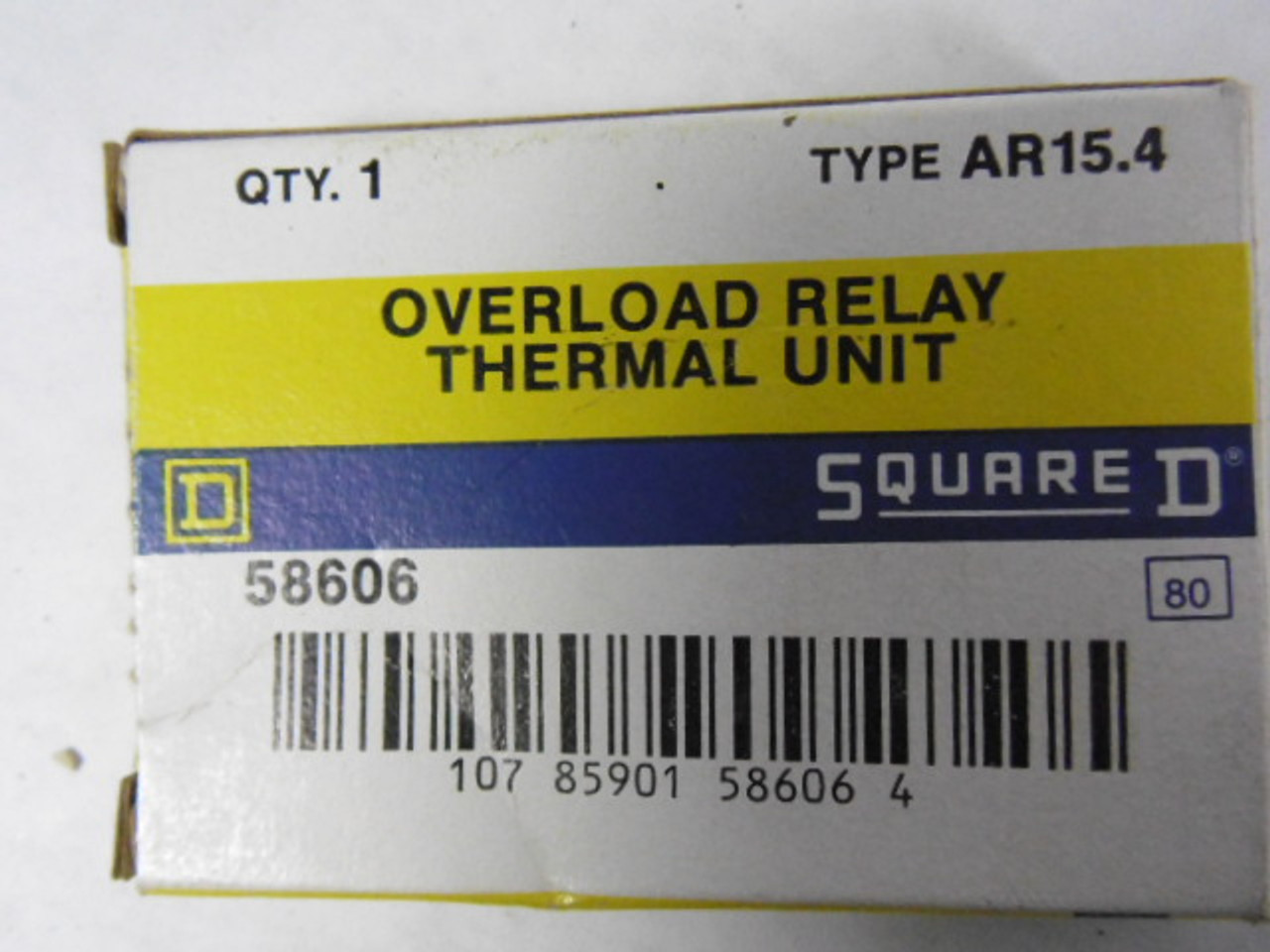 Square D AR15.4 Thermal Overload Relay Heater Element ! NEW !