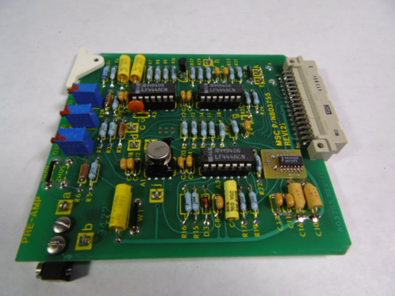 MSC 803755 Rev. 2 Pre-Amp Sensor Board USED