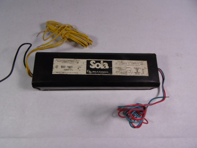 Sola 557-190T Instant Start Ballast 600V 60Hz 0.31A USED