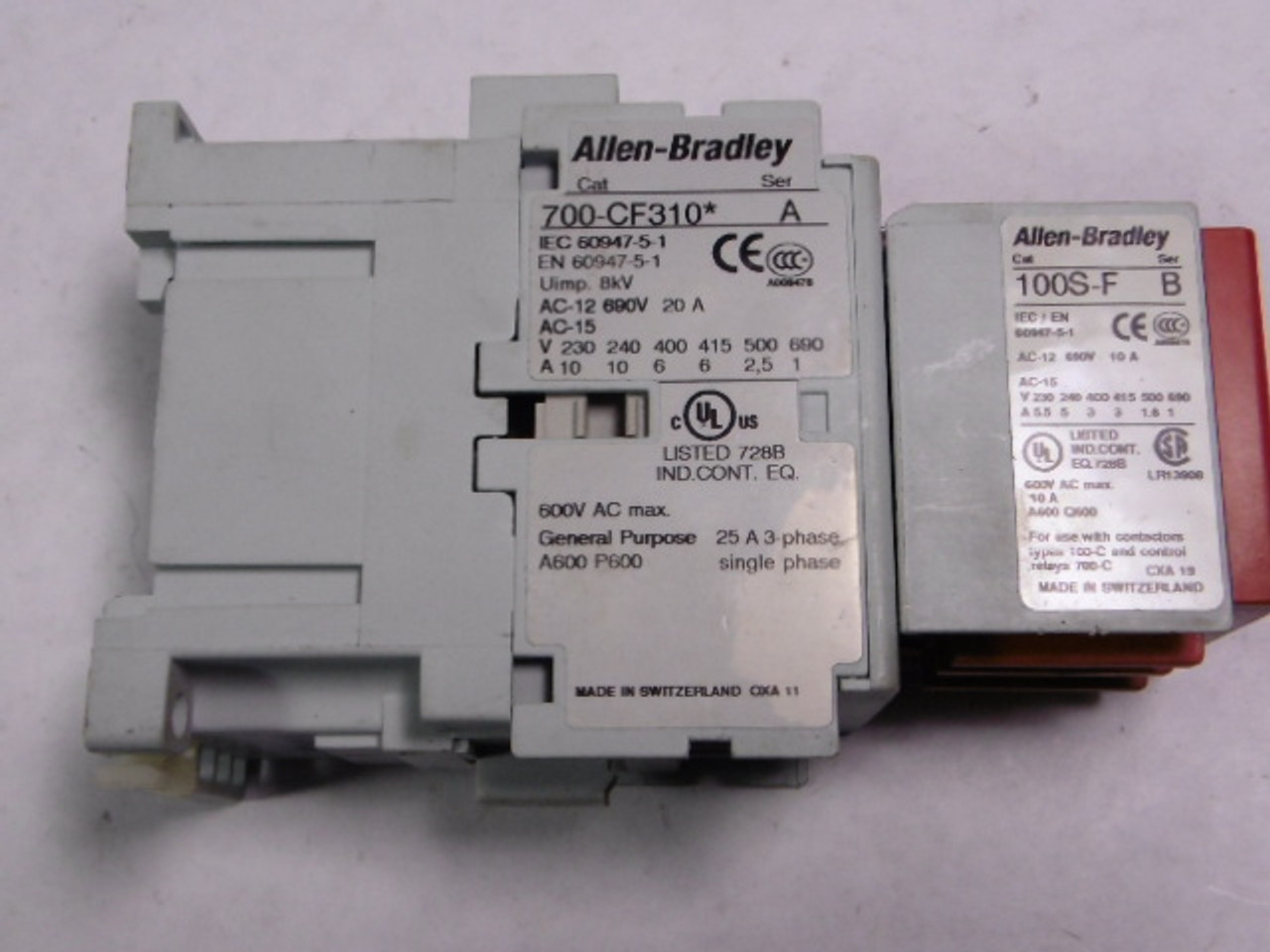 Allen-Bradley 700S-CF440JC Safety Relay 24V 60Hz USED