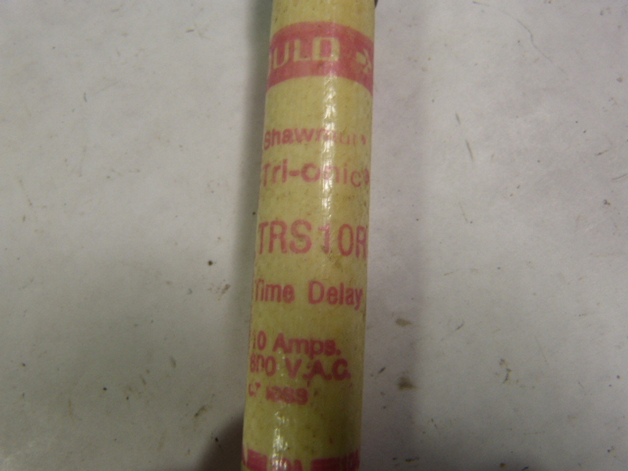 Gould Shawmut TRS10R Time Delay Fuse 10A 600V USED